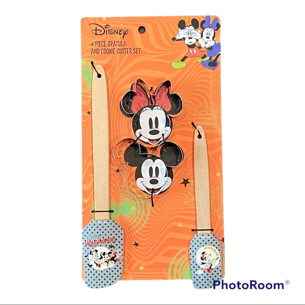 Disney Halloween Mickey and Minnie 2pc spatula set